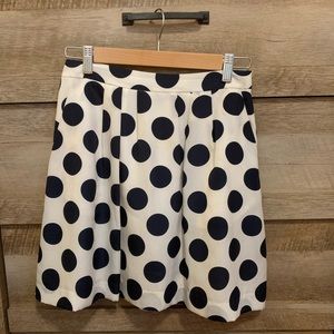 Polka dot skirt (J. Crew)